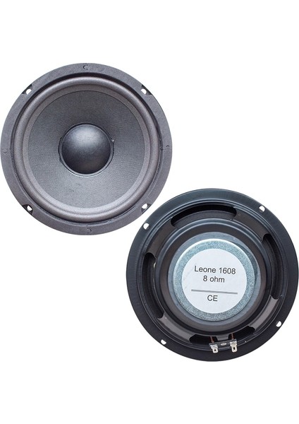 Leone 1608 16 cm 8 Ohm Tweetersız Tekli Hoparlör (Bass Hoparlör)