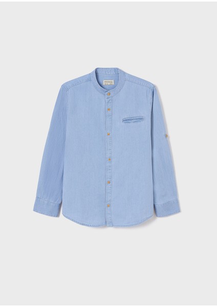 Erkek Çocuk Yazlık Denim Gömlek 6118 modelleri