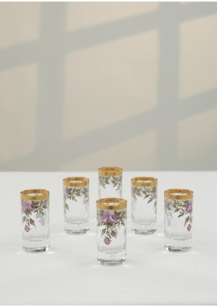 El Yapımı Cam Kahve Yanı Bardağı 6'lı 100 cc fiyatları