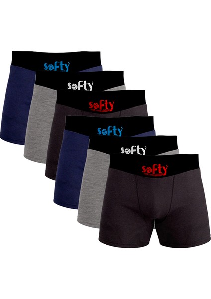 6'lı Penye Boxer Seti