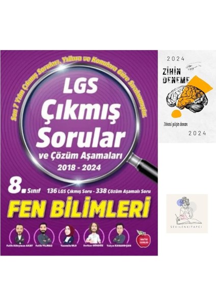 LGS Fen Bilimleri Çıkmış Soru Ve Çözüm Aşamaları+Zihin Deneme-Nw-384