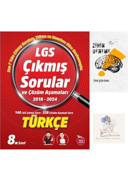 LGS Türkçe Çıkmış Soru Ve Çözüm Aşamaları+Zihin Deneme-Nw-253