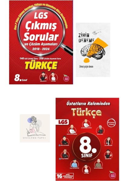 LGS Türkçe Çıkmış Soru Çözüm Aşamaları Ve Üstatların Kaleminden Deneme +Zihin Deneme-Nw-682