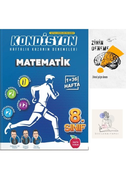 8.Sınıf Matematik Kondisyon Haftalık Deneme+Zihin Deneme-Nw-44
