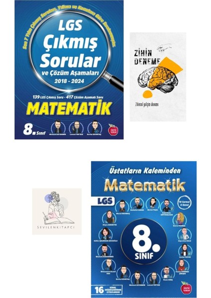 LGS Matematik Çıkmış Soru Çözüm Aşamaları Ve Üstatların Kaleminden Deneme +Zihin Deneme-Nw-732