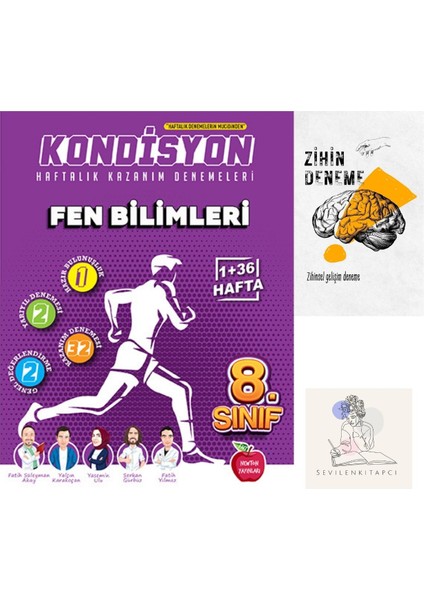 8.Sınıf Fen Kondisyon Haftalık Deneme+Zihin Deneme-Nw-7
