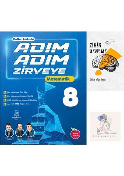 LGS Matematik Adım Adım Zirveye Konu Anlatım +Zihin Deneme-Nw-869