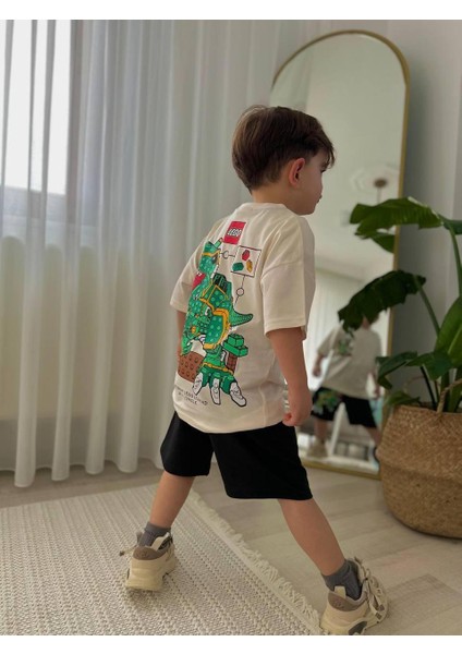 LEGO Dinazor Erkek Çocuk Şortlu Alt Üst Takım