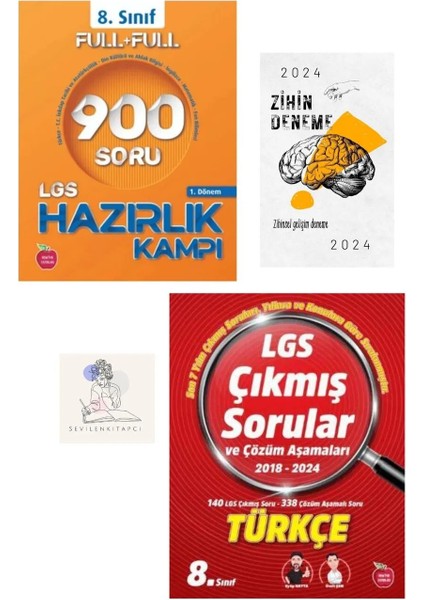 8.Sınıf Türkçe Çıkmış Soru Ve Çözüm Aşaması+1.Dönem Hazırlık Kamp Deneme+Zihin Deneme-Nw-1199