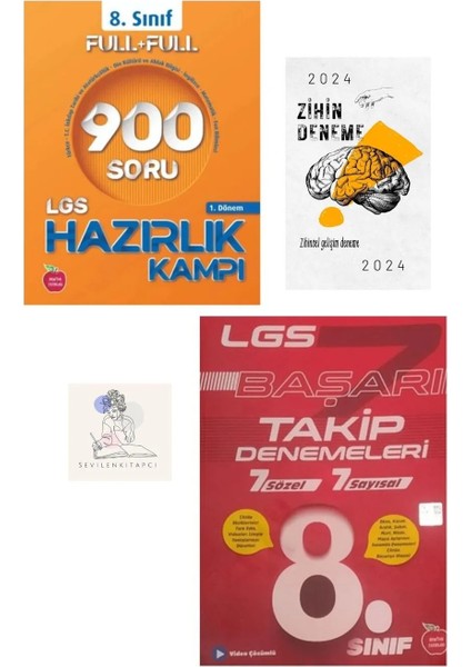 8.Sınıf 7 Sözel 7 Sayısal LGS Takip Denemeleri+1.Dönem Hazırlık Kamp Deneme+Zihin Deneme-Nw-1234