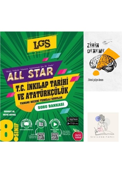 LGS Inkılap Allstar Soru Bankası +Zihin Deneme-Nw-847