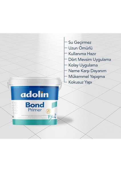 Bond Primer Seramik Üstü Astar 3.5 kg