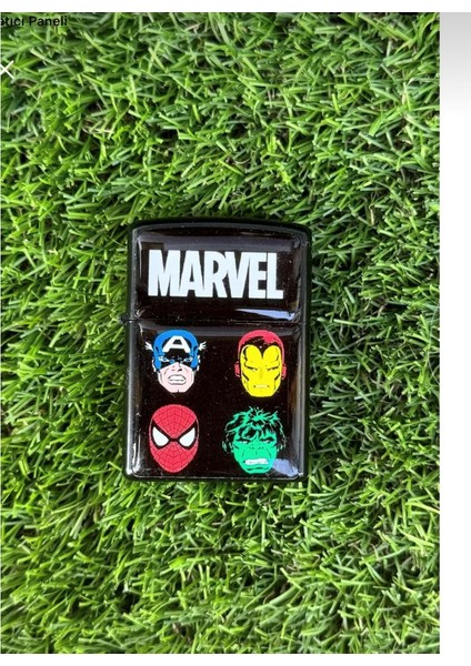 Marvel Benzinli Metal Çakmak Damla Sticker