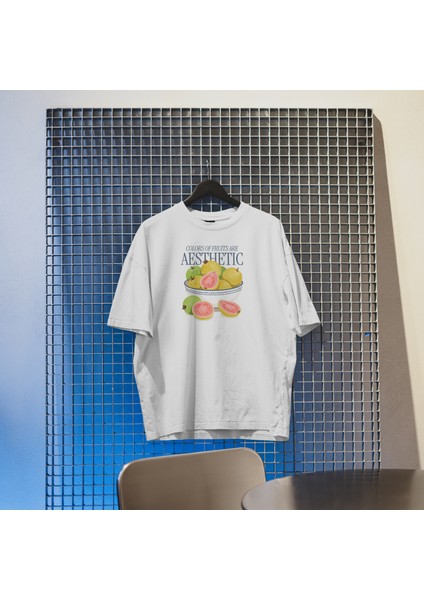 Beyaz Oversize Unisex Erkek Kadın Tişört modelleri