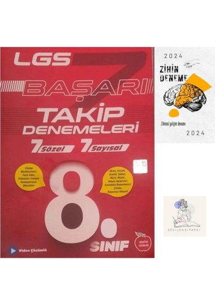 8.Sınıf 7 Sözel 7 Sayısal LGS Takip Denemeleri+Zihin Deneme-Nw-1239