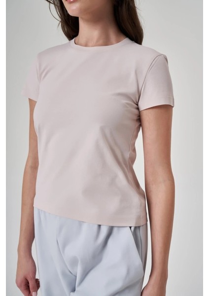 kadın pudra pembe tişört 1522188 fırsatları