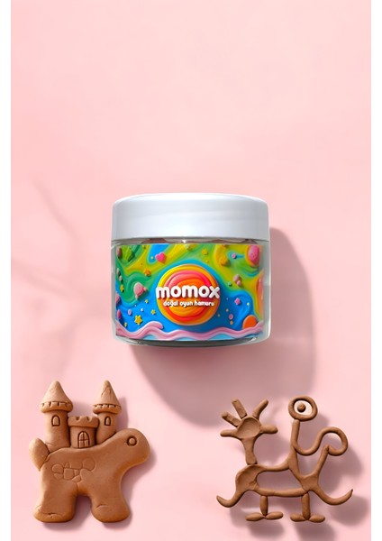 Doğal Oyun Hamuru, Kahverengi, 150gr
