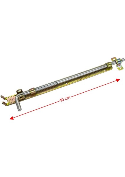 YFS400 Yaylı Ferforje Demir Kapı Sürgüsü 40 cm