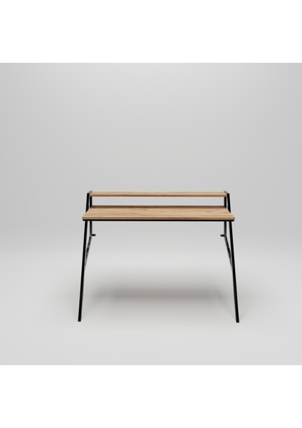 Anka Metal Ayaklı Çalışma Masası - Atlantik Çam/ Siyah fırsatları