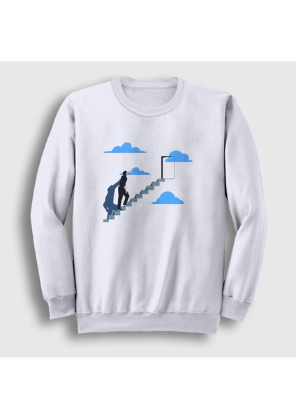 Unisex Beyaz Jim Carrey Film Truman Show Sweatshirt