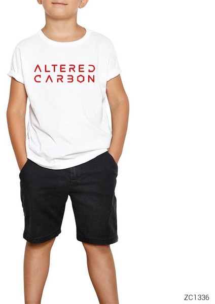 Altered Carbon 1 Beyaz Çocuk Tişört