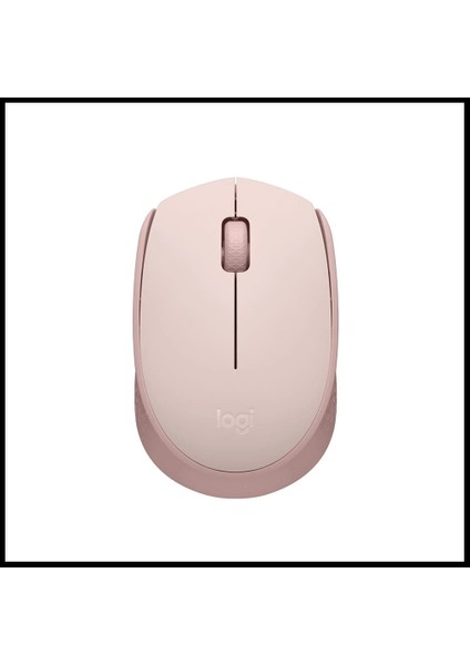 Logıtech 910-006865, M171 Rose, USB Nano 2,4g Kablosuz, 1000DPI, Optik, 3 Tuşlu, 12AY Pil Ömrü, Mouse