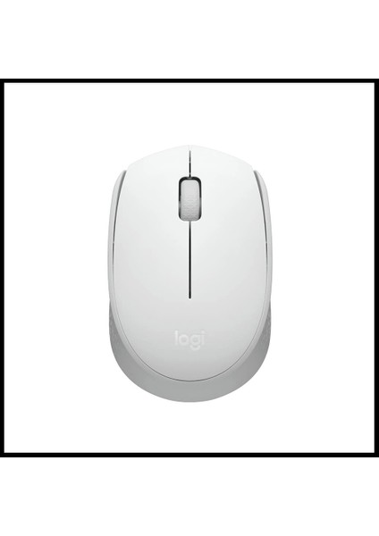 Logıtech 910-006867, M171 White, USB Nano 2,4g Kablosuz, 1000DPI, Optik, 3 Tuşlu, 12AY Pil Ömrü, Mouse