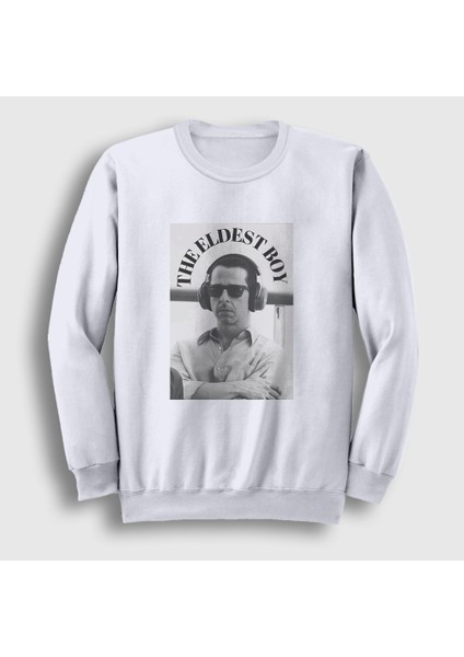 Unisex Beyaz Eldest Kendall Logan Roy Succession Sweatshirt
