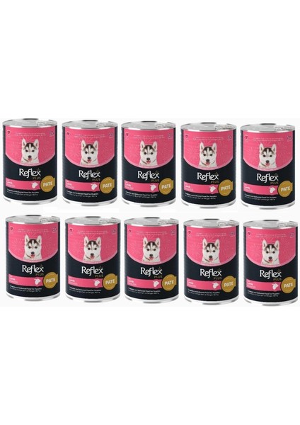 Pate Içinde Et Parçacıklı Yavru Köpek Maması 395 Gr*10 Adet
