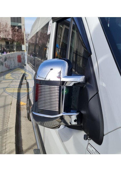 Citroen Jumper 2024-2025 Uyumlu Abs Krom Ayna Kapağı Takım (2 Adet)
