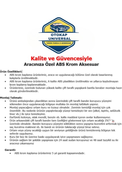 Citroen Jumper 2024-2025 Uyumlu Abs Krom Ayna Kapağı Takım (2 Adet) modelleri
