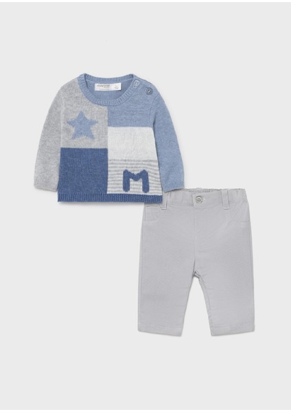 Erkek Bebek Kazak Pantolon 2'li Set 2523