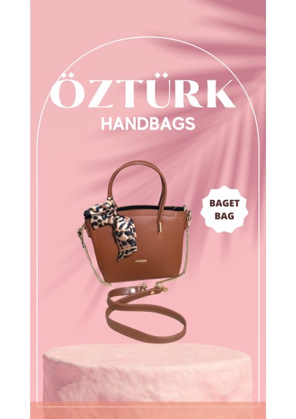 Kahverengi Baget Çanta - Zincir Askılı, Şık ve Kullanışlı Kadın Omuz & El Çantası