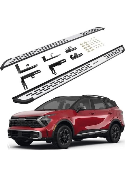 Kia Sportage Yan Basamak Kromlu Model 2022+ Sonrası Uyumlu