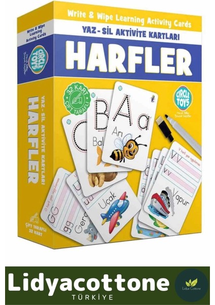 Zeka Geliştirici Kişisel Gelişim Çocuk Harfler Yaz Sil Aktivite Kartları Koordinasyon Geliştirici modelleri