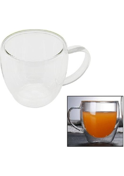 Yakut 11301 Çift Cidarlı Kulplu Bardak 250 ml