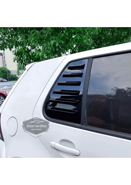 Vw Golf 4 1997-2003 Uyumlu Kelebek Cam Izgarası Kelebek Cam Vizörü Havalandırma Sağ Sol Takım Parlak Siyah fiyatları