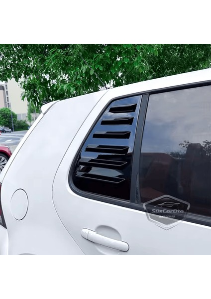 Vw Golf 4 1997-2003 Uyumlu Kelebek Cam Izgarası Kelebek Cam Vizörü Havalandırma Sağ Sol Takım Parlak Siyah modelleri