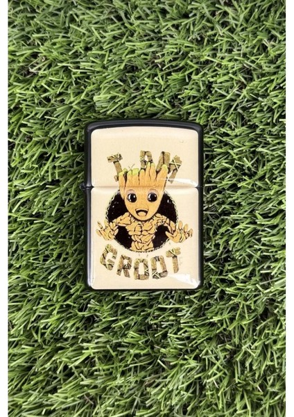 groot Benzinli Metal Çakmak Damla Sticker