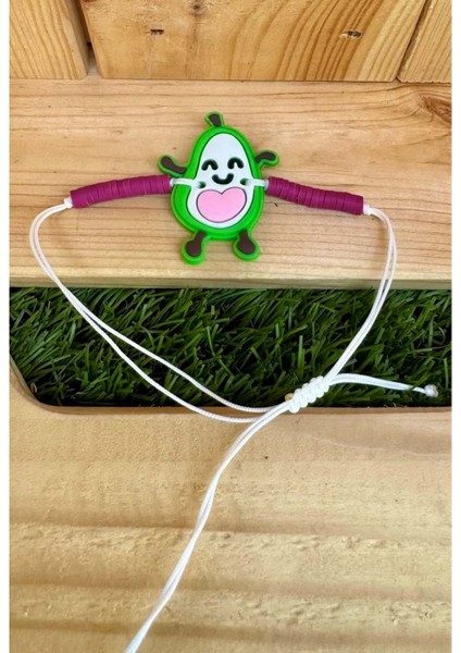 Avokado Figürlü Çocuklar Için Bileklik