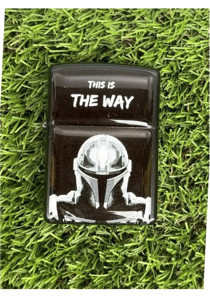 This İs The Way Benzinli Metal Çakmak Damla Sticker