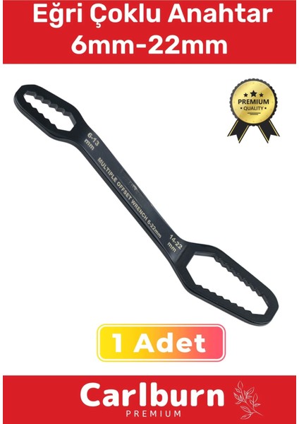 Özel Üretim Paslanmaz Çelik Alet Çantası Olmazı Eğri Çoklu Anahtar 6MM-22MM
