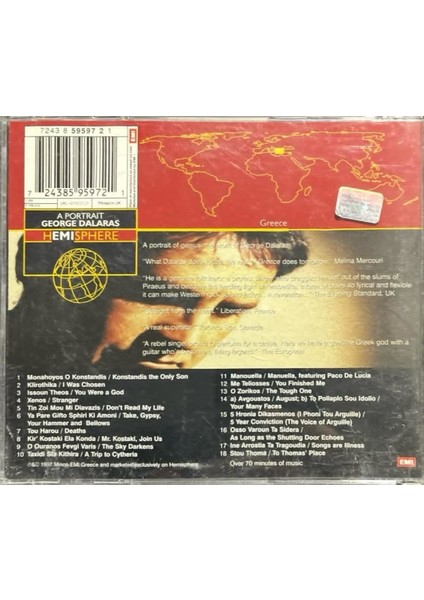 CD George Dalaras A Portrait CD fiyatları