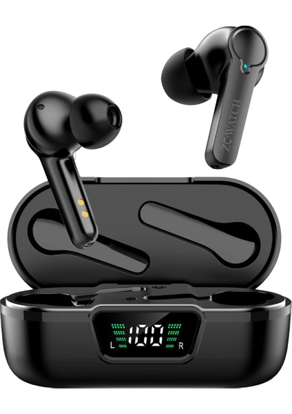 E0425 ANC/ENC Aktif Gürültü Engelleme 4 Mikr. Bluetooth 5.3 Tws Kulaklık, 470 Mah Wireless Şarj (ZCWATCH Türkiye Garantili)