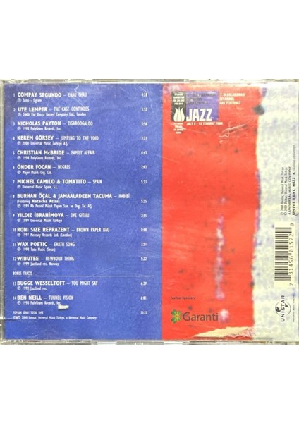 CD 7th International Istanbul Jazz Festivali CD fiyatları