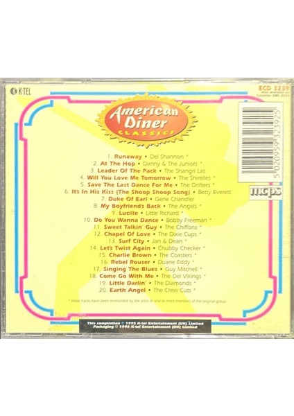 CD American Dinner Classics Volume 1 CD fiyatları