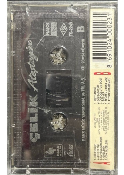 Kaset Çelik Ateşteyim Kaset