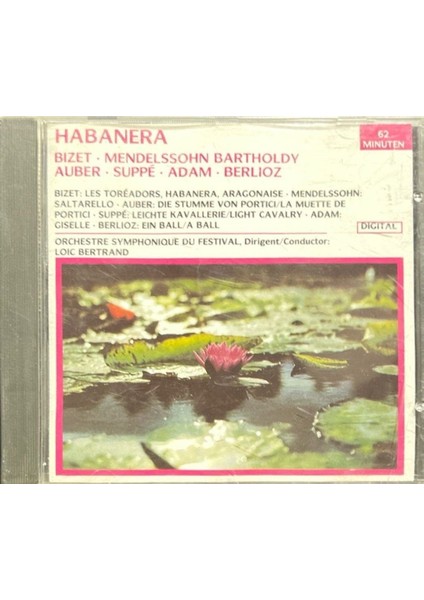 CD Habanera Bizet Mendhelssohn Auber CD