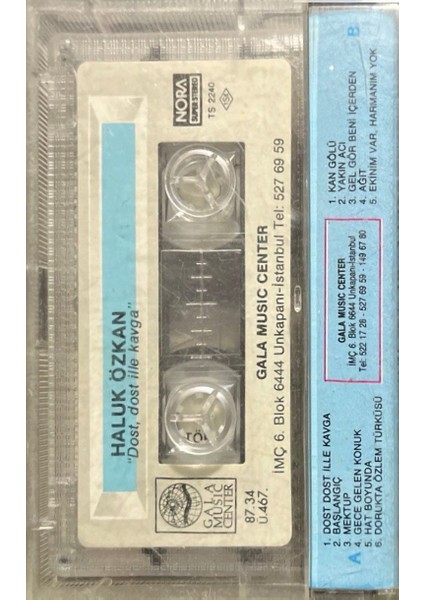 Kaset Haluk Özkan Dost Dost Ille Kavga Kaset