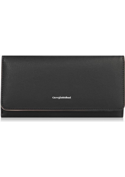 Kadın Büyük Boy Cüzdan/portföy - 65292 - Siyah